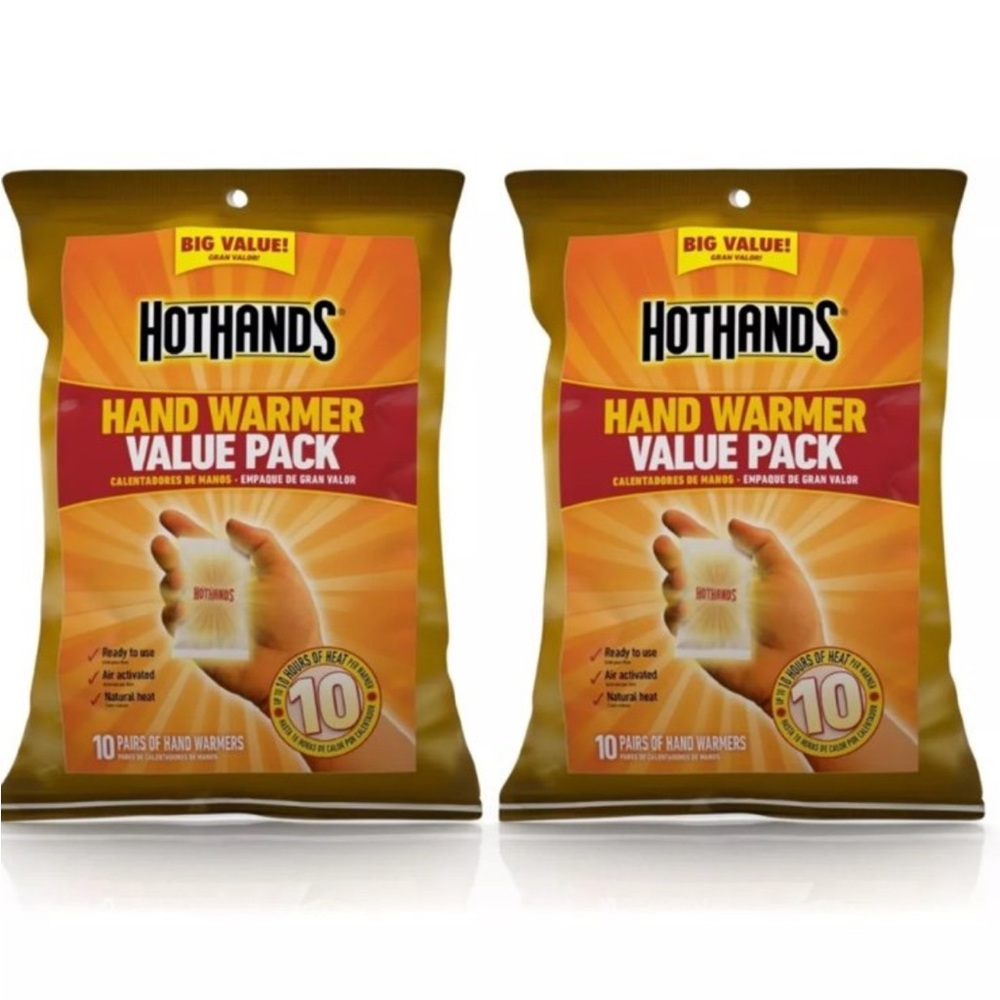 2 Packs Hot Hands Hand Warmer
Value Pack 10 Count Each (20 Pair
Total) exp02/28